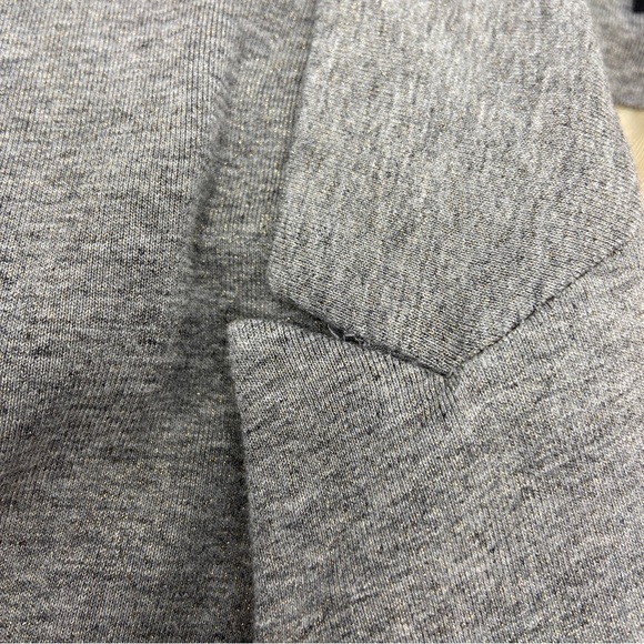 MANGO Heather Gray Stretch Blazer - XL - Picture 5 of 6